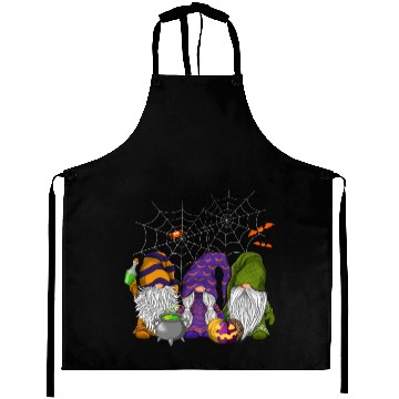Discover Halloween Gnomes, Happy Halloween Aprons