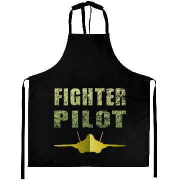 Discover Fighter Pilot F-35 Art Design Aprons