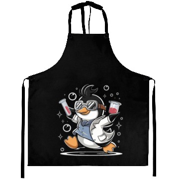 Discover Penguin Scientist Experiment Bubbles Fun Aprons