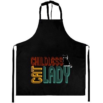 Discover childless cat lady Kamala Harris 2024 Aprons