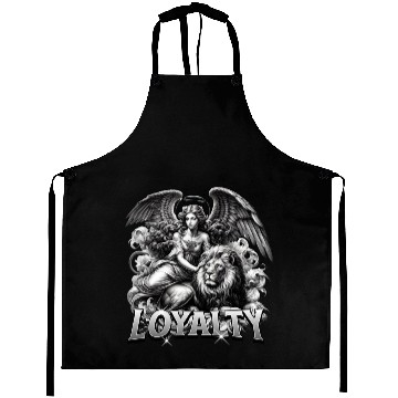 Discover 'Loyalty' Lion Angel GD Aprons
