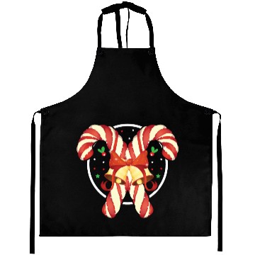 Discover Candy Canes Christmas Matching Group Xmas Holiday Aprons