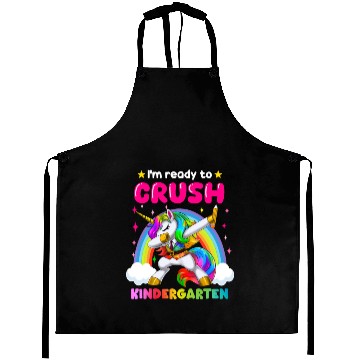 Discover I'm Ready To Crush Kindergarten Unicorn Aprons