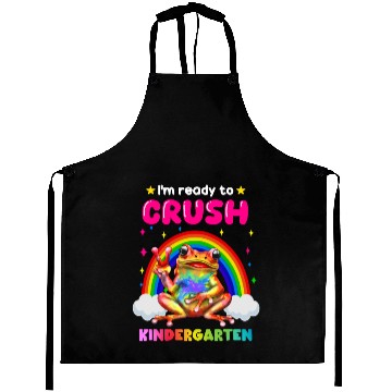 Discover I'm Ready To Crush Kindergarten Frog Aprons