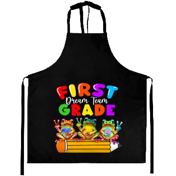 Discover Frog First Grade Dream Team Back to School Aprons