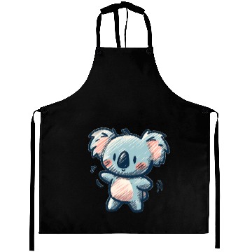 Discover Koala doodle Aprons