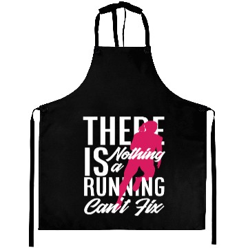Discover Running Can Fix Everything Aprons