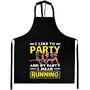 Discover I Celebrate Running - Running Party Fun Aprons