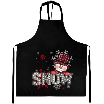 Discover Let It Snow Christmas Snowflake Aprons