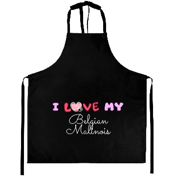 Discover I Love My Belgian Malinois Aprons