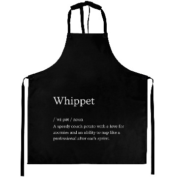 Discover Whippet Definition Art Print Aprons