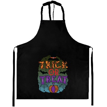 Discover Trick Or Treat Pumpkin Halloween Aprons