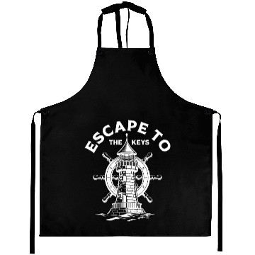 Discover Florida ESCAPE TO KEY-WEST Sailing Outfit Aprons