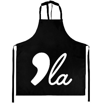 Discover Comma La Kamala Harris White Election 2024 Aprons