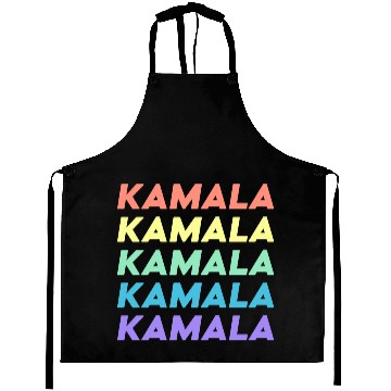 Discover Kamala Harris Election 2024 Rainbow Typography Aprons