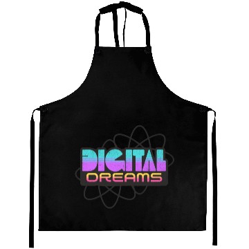 Discover Digital Dreams - Retro Y2K Streetwear Design Aprons