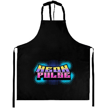 Discover Neon Pulse - Vibrant Y2K Streetwear Vibes Aprons