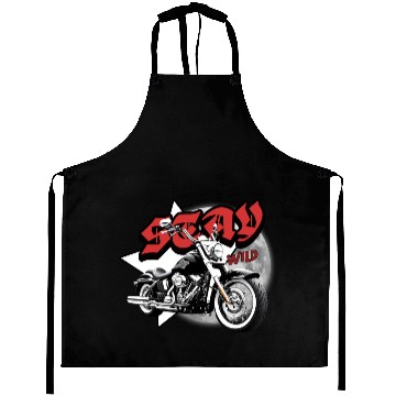 Discover 'Stay Wild' Motorcycle, Star, Moon GD Aprons
