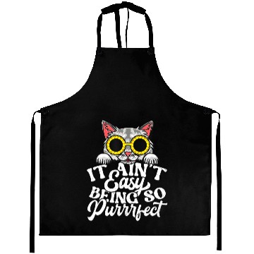 Discover Funny cat cat lover ee cat owner cat Aprons