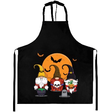 Discover Halloween Gnomes Witch Cute Creepy Halloween Aprons