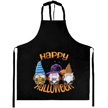 Discover Happy Halloween Gnomes Aprons