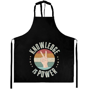Discover Knowledge is Power Aprons