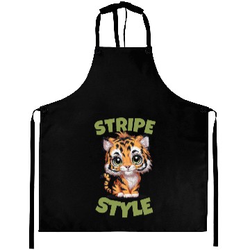 Discover Cute Tiger Stripe Style Aprons