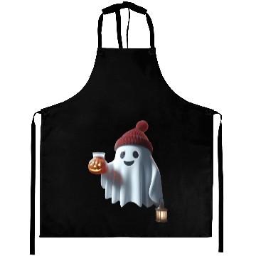 Discover Winter Ghost Cheers Aprons