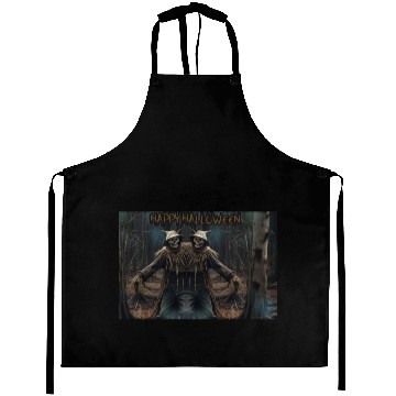 Discover Halloween Scarecrow HOLLYDAY Aprons