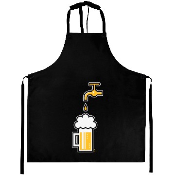 Discover Beer Mug & Tap (Keg Beer / Draft Beer / 3C) Aprons
