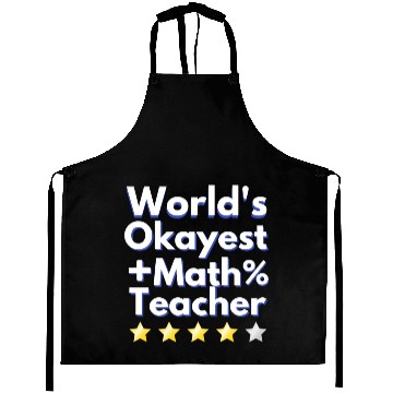 Discover World s Okayest Math Teacher 1 Aprons