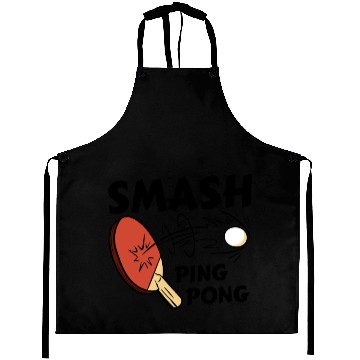 Discover Ping Pong Paddle and Ball Smash Aprons