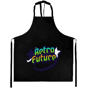 Discover Retro Future - Neon Streetwear for Y2K lovers Aprons