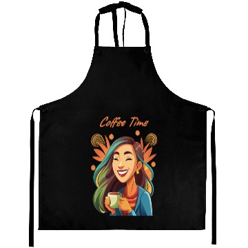 Discover Coffee Time Bliss Aprons