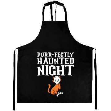 Discover Purr-fectly Haunted Night Aprons