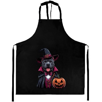 Discover Costumed Pitbull Halloween Aprons