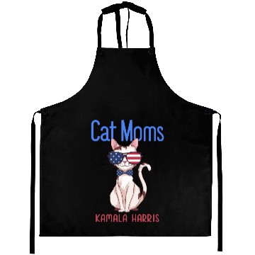 Discover Cat Mom for Kamala Harris | 2024 Aprons