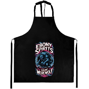 Discover Ebony Spirits Haunt Werewolf Aprons