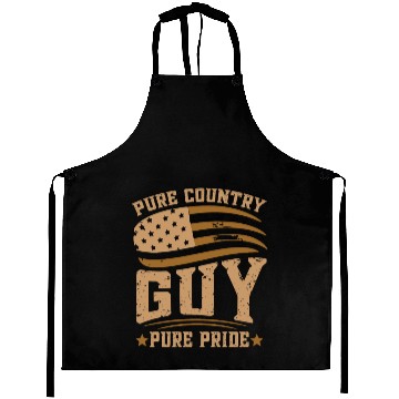 Discover Small Town Us Flag Country Livin Boy Aprons