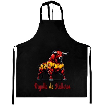 Discover The pride Mallorca flag design Aprons