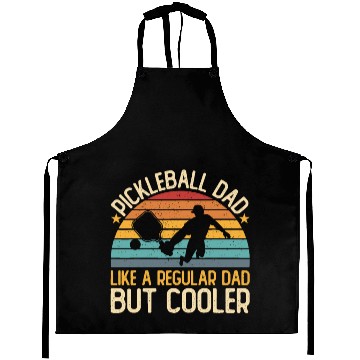 Discover Pickleball Dad | Pickleball Player Funny Father's Aprons