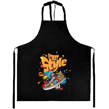 Discover 'Street Style' Graffiti Drip Shoe GD Aprons