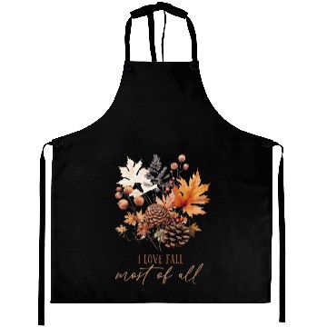 Discover Autumn Flowers Aprons