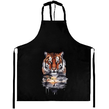 Discover Tiger Paradise Jungle for a Tiger lovers Aprons