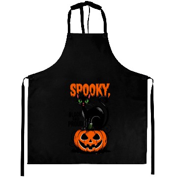 Discover Spooky Black and Proud Aprons