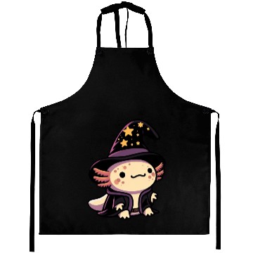 Discover Axolotl Wizard - Fantasy Pet Aprons