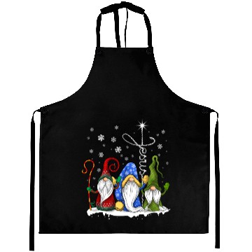 Discover Merry Christmas Gnomes Xmas Family Men Women Aprons
