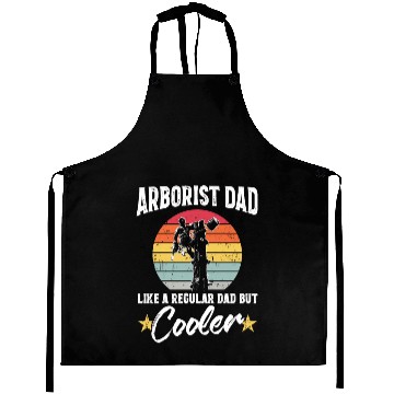 Discover Arborist Dad Cooler Logger Woodworker Chainsaw Aprons
