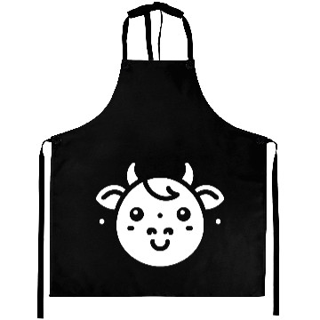 Discover Cow face cute cows vector farm animal art path8 Aprons