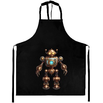 Discover A sturdy steampunk robot Aprons